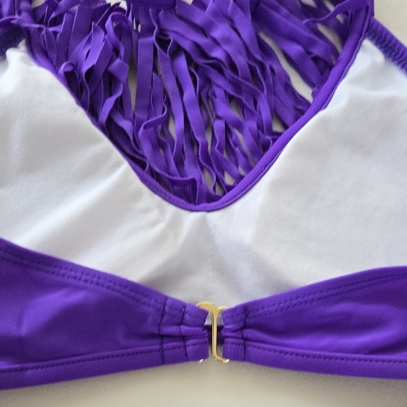 Purple Fringe Bikini Set - Picture 11 of 11